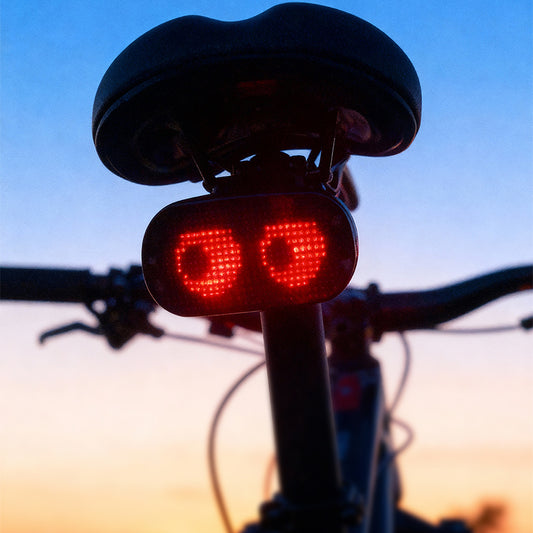 Navigator smart LED taillight USB-C charging port and waterproof rating detail