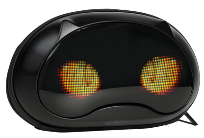 SCT-1 smart LED scooter bag USB charging port and battery life detail