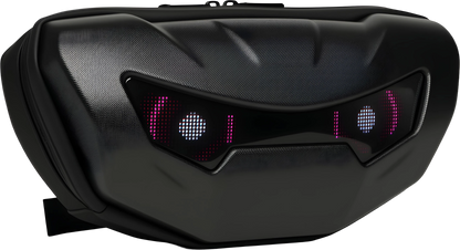 SCT-3 smart LED scooter bag USB charging and battery life detail