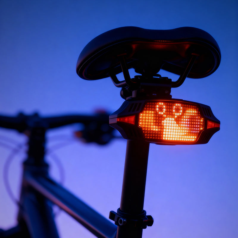Guardian smart LED taillight USB-C charging port and waterproof rating detail