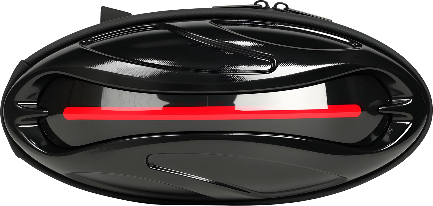 SCT-2 smart LED scooter bag turn signal light modes feature diagram
