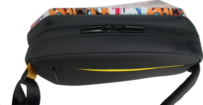 Smart LED Display Riding Crossbody Bag Graffiti Style