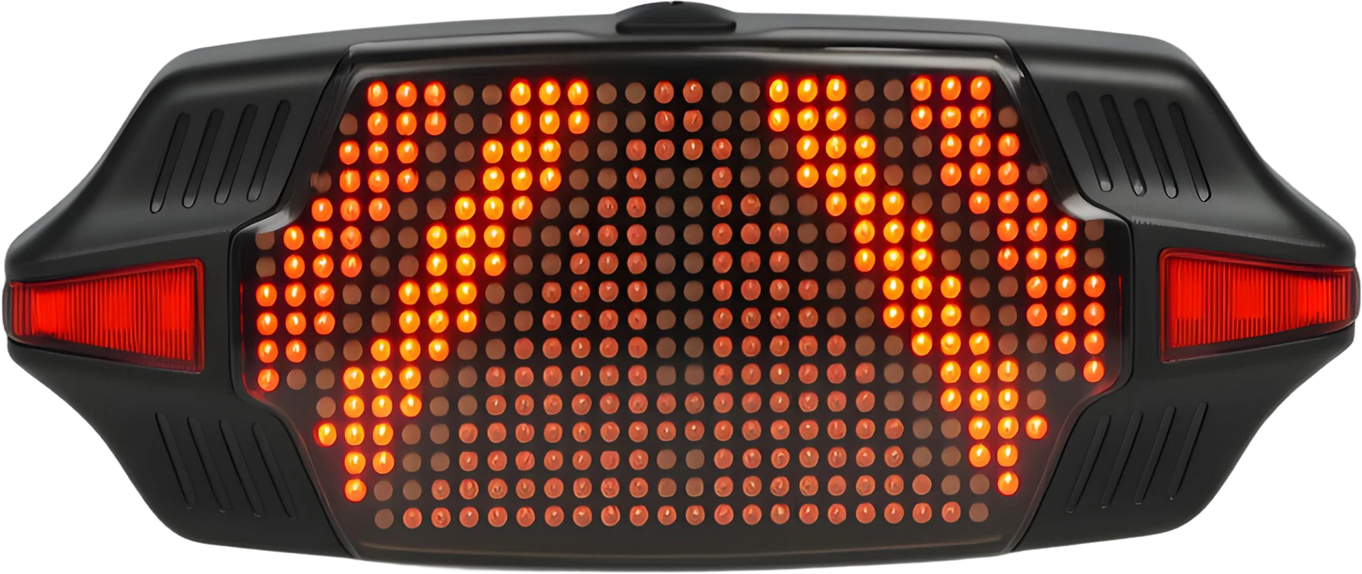 Guardian smart LED taillight side profile showing aerodynamic housing and mounting bracket