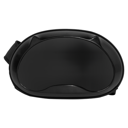CAT SHADOW smart LED shoulder bag rear view showing smooth ABS shell and cat ear design